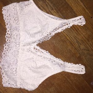 aerie white bralette